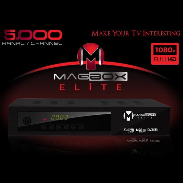MAGBOX ELITE TKGSLİ FULL HD KASALI USB PVR UYDU ALICISI