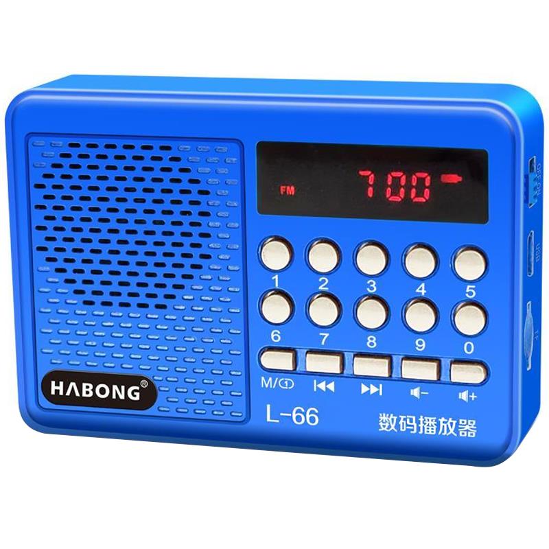 MAGICVOICE L-66 TF KART DESTEKLİ LCD EKRAN MİNİ FM RADYO MÜZİK KUTUSU