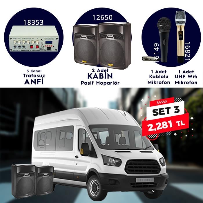 MAGICVOICE MV-164 SEÇİM HOPARLÖR SETİ (4X120 W)