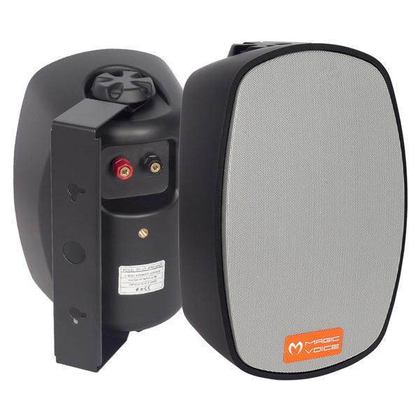 MAGICVOICE MV-23 12 CM 40 WATT 2Lİ TAKIM SİYAH TRAFOSUZ SÜTUN HOPARLÖR