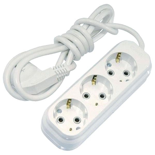 MAKEL 3LÜ 2 METRE KABLOLU PRİZ