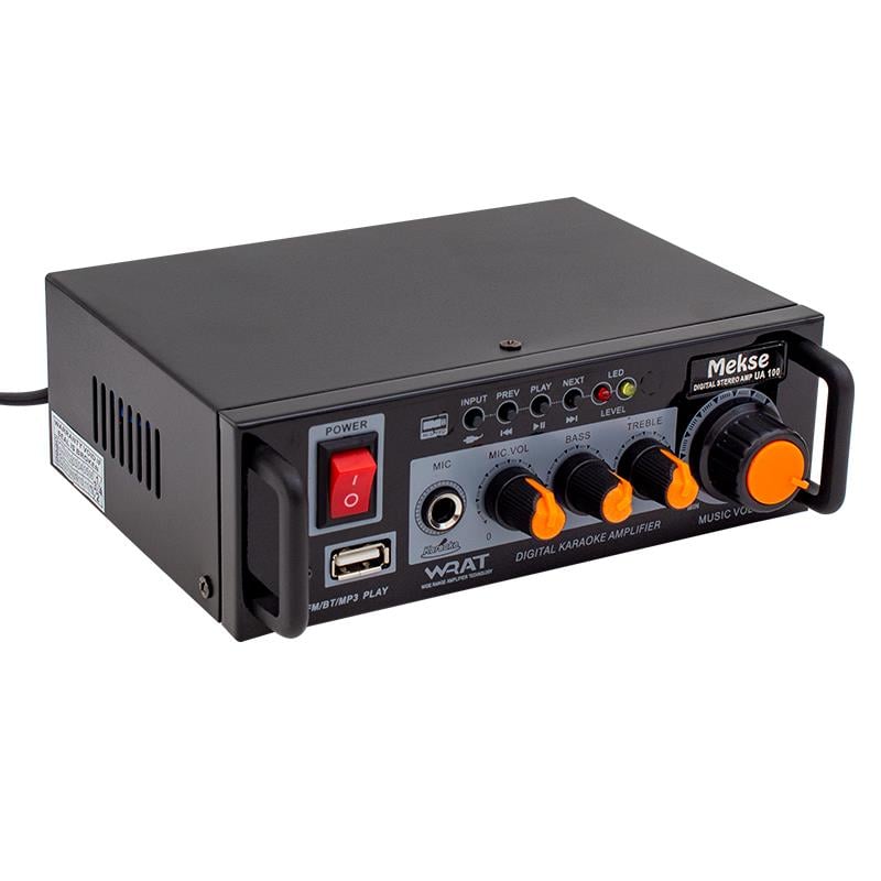 MEKSE UA-100 20 WATT STEREO TRAFOSUZ ANFİ