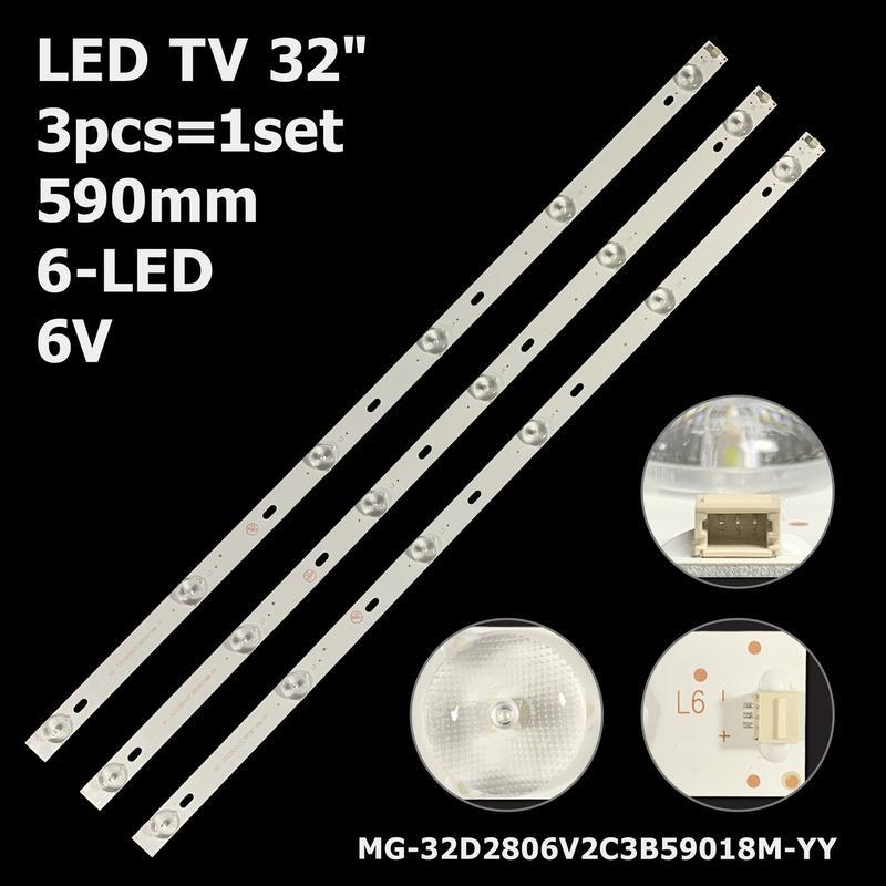 MG-32D2806V2C3A59018M- 59CM 6 LEDLİ 6V