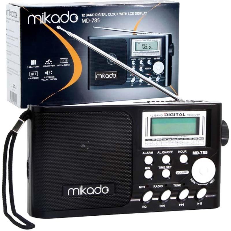 MIKADO MD-785 USB/SD/FM DESTEKLİ DİJİTAL RADYO