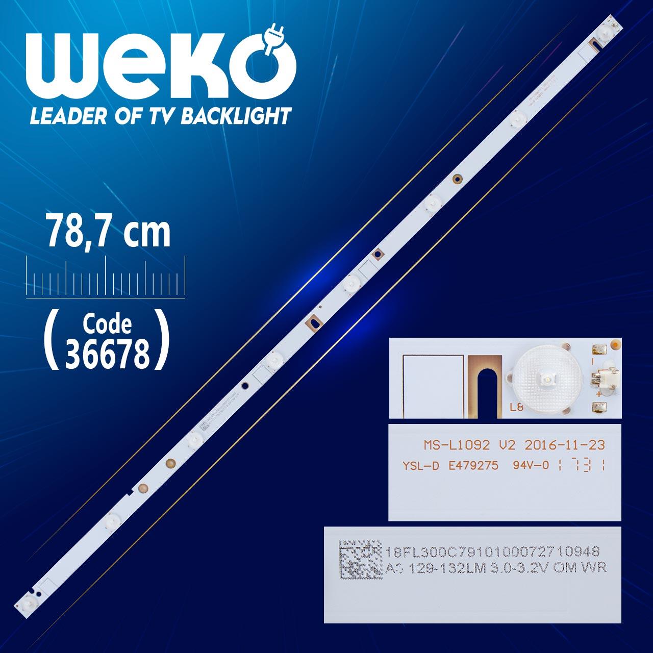 MS-L1092 V2  8 LEDLİ 78,7 CM