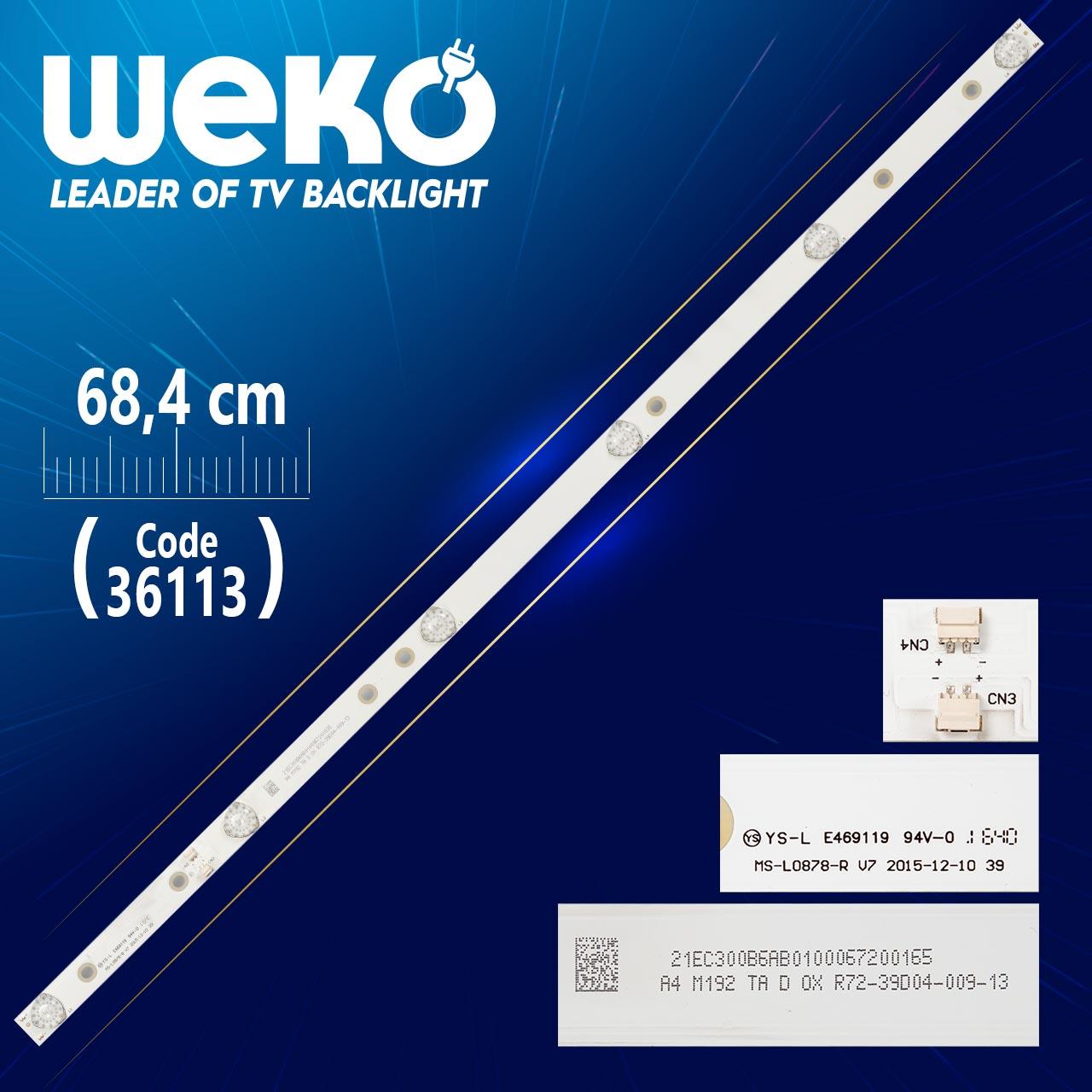MS-L1136-R V3 MS-L0878-R V7 6 LEDLİ 68.4 CM   JS-D-JP3910-071EC E39D1000 MCPC8