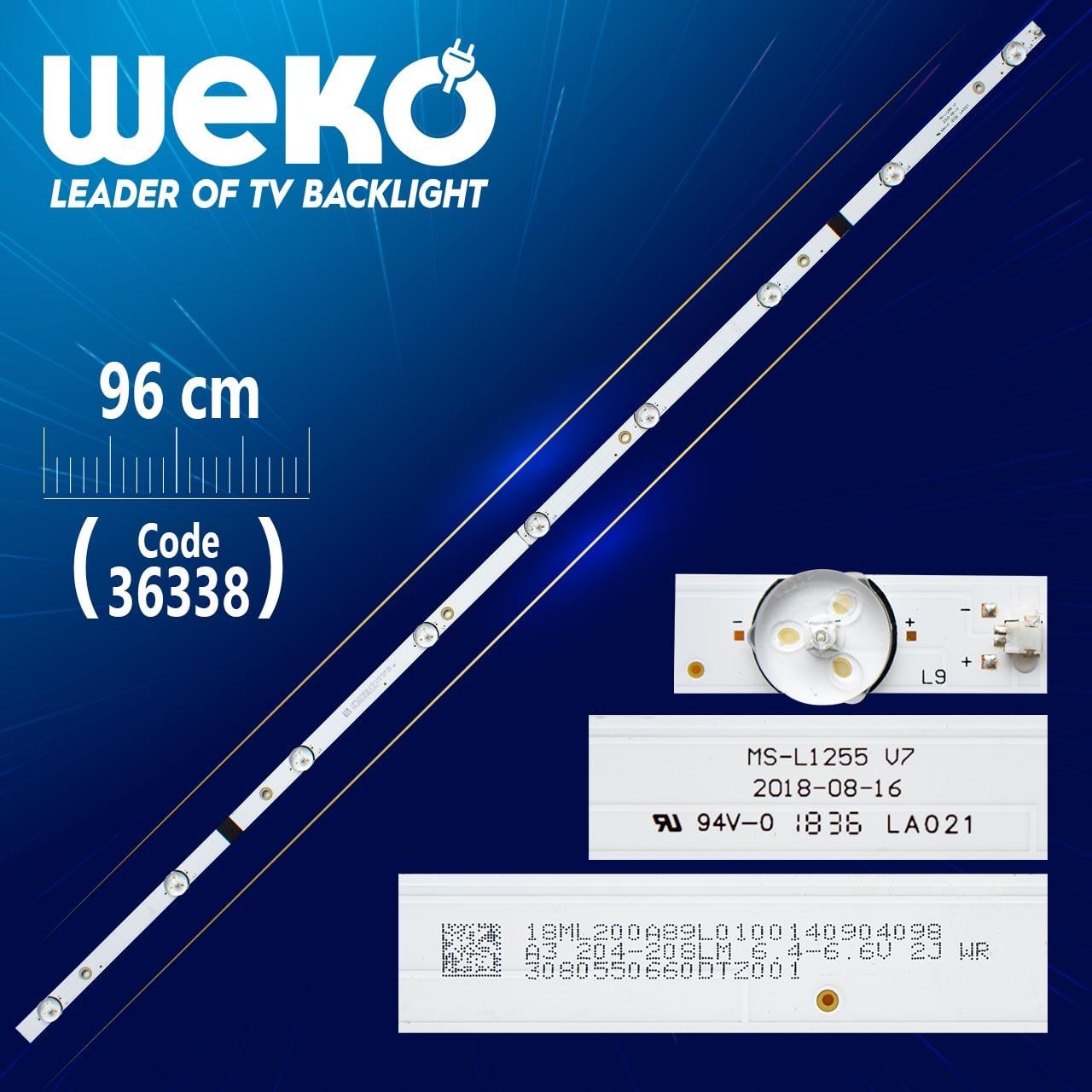 MS-L1255 V7 - HL-00500A30-0901S-04 - 96 CM 9 LEDLİ