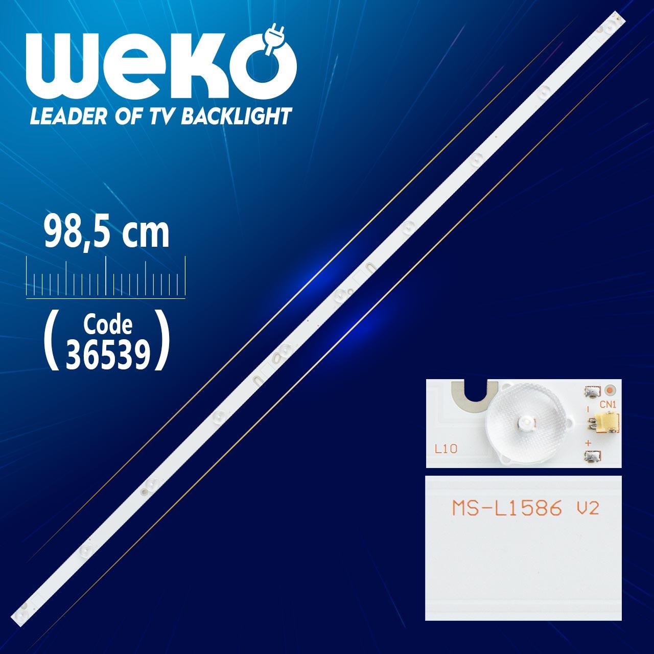 MS-L1586 V2  10 LEDLİ 98.5 CM