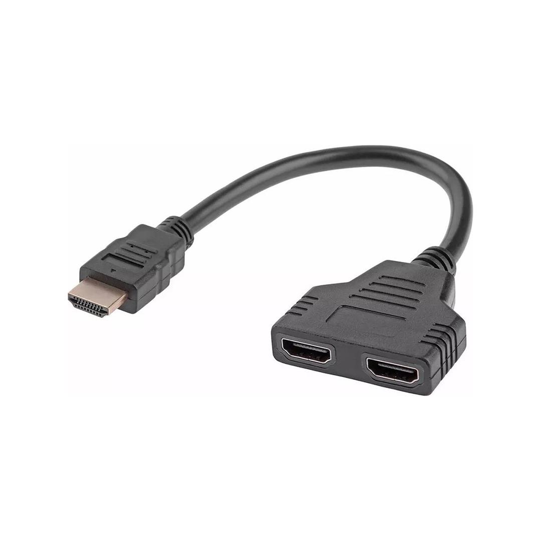 NARITA NRT-4029 HDMI ERKEK-HDMI DİŞİ X 2 ADAPTÖR 30 CM KABLO ÇOKLAYICI SPLITTER