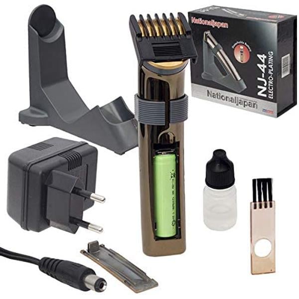 NATIONALJAPAN NJ-44 3 WATT ŞARJLI VE PİLLİ TIRAŞ MAKİNESİ