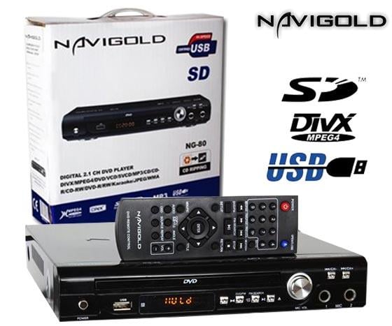 NAVIGOLD NG-80/NG-81 USB-SD RADYO+HOPARLÖR DVD PLAYER