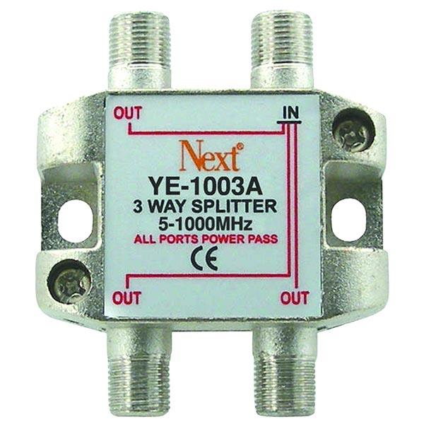 NEXT YE-1003A 1/3 SPLITTER 5-1000 MHZ