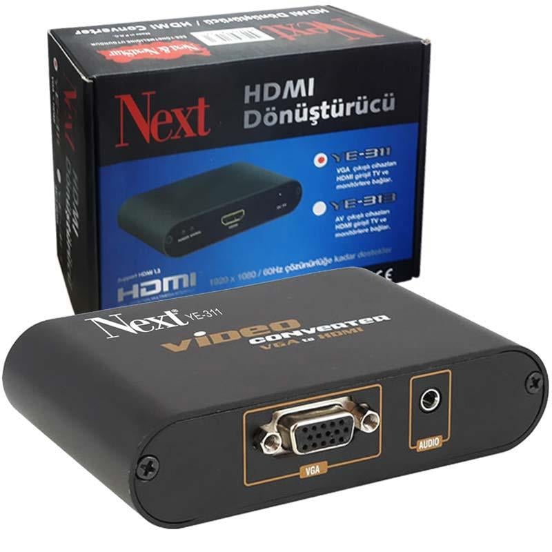 NEXT YE-311 VGA TO HDMI KONVERTÖR