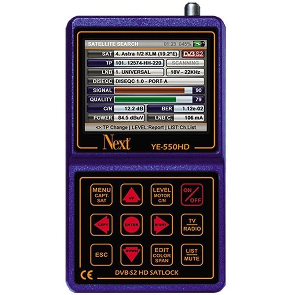 NEXT YE-550HD / DVB-S2 DİJİTAL SATLOCK