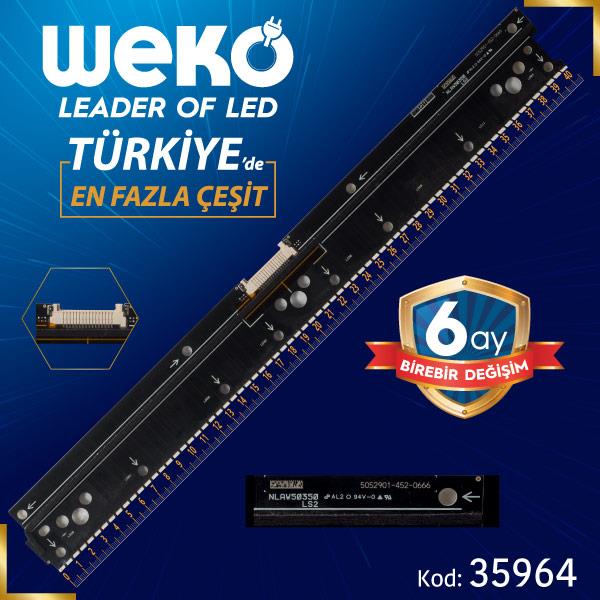 NLAW50350 AL2 94V-0 5052901-452-0666 40.5 CM 72 LED
