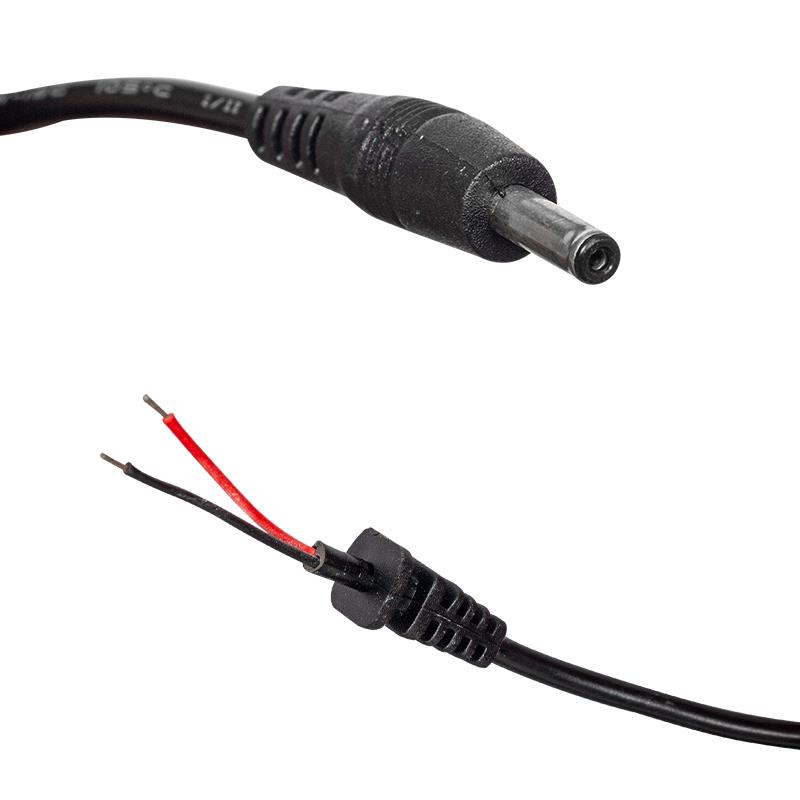 NOTEBOOK ADAPTÖRÜ 1.5 METRE JACKLI SİYAH DC KABLO 3.5*1.35 MM