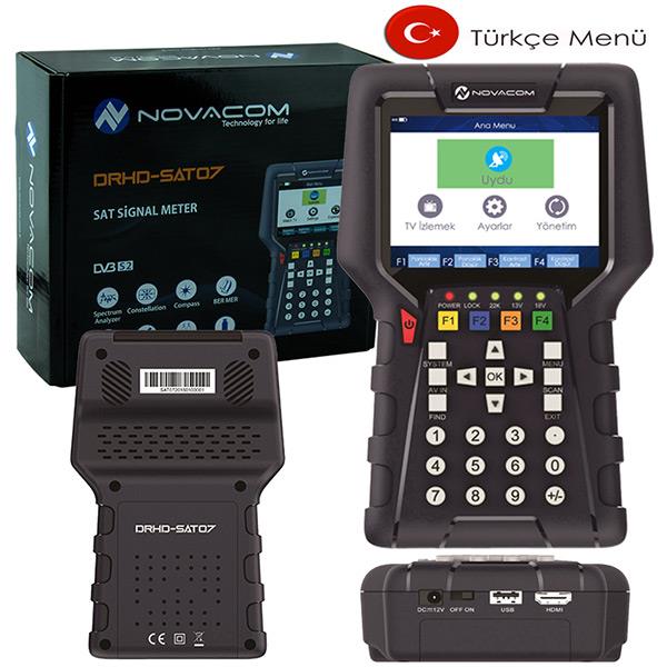 NOVACOM DRHD-SAT07 USB AV VE HD ÇIKIŞLI SPECTRUM UYDU YÖN BULUCU