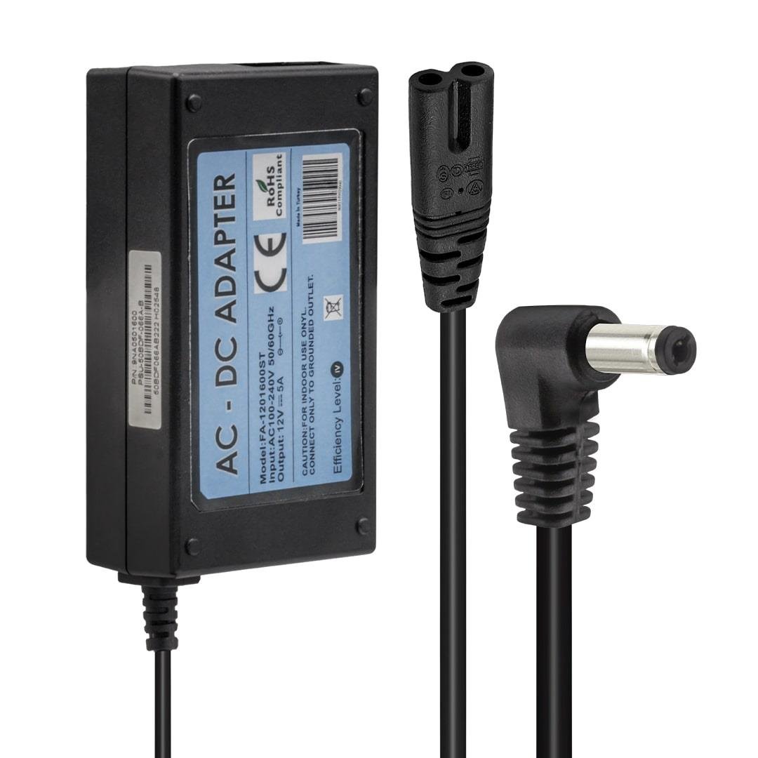 OEM FA-1201600ST 12 VOLT - 5 AMPER 5.5*2.5 UÇLU PLASTİK KASA MASAÜSTÜ ADAPTÖR