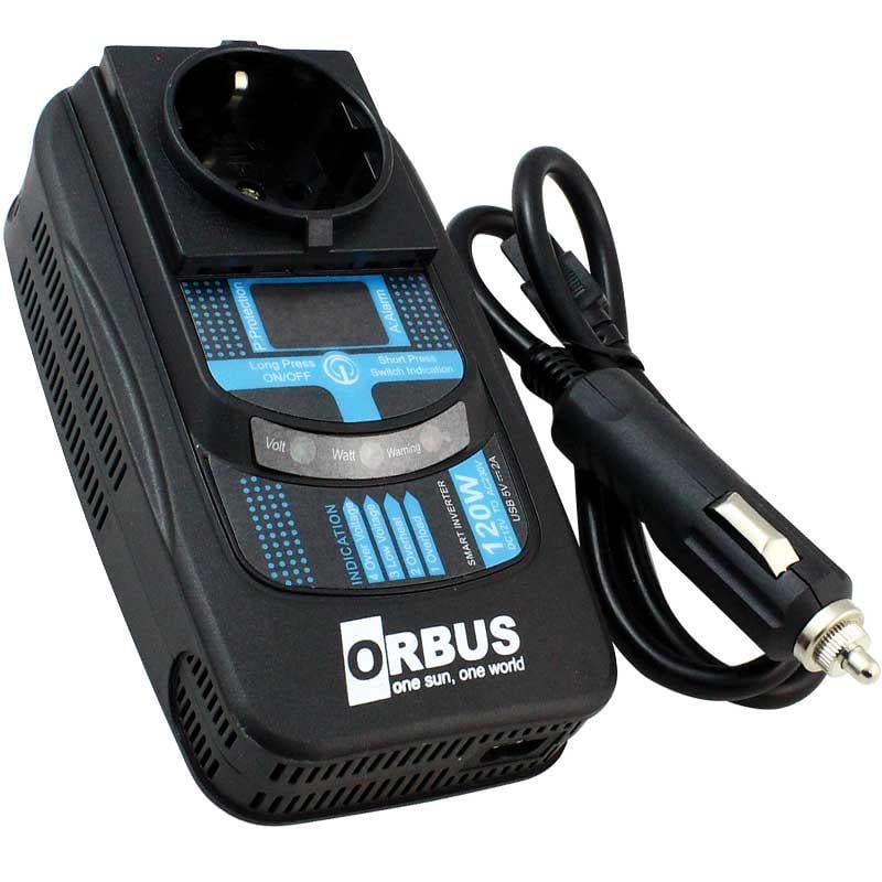 ORBUS 12 VOLT - 120 WATT SMART DİJİTAL DISPLAYLİ MODIFIED SINUS INVERTER