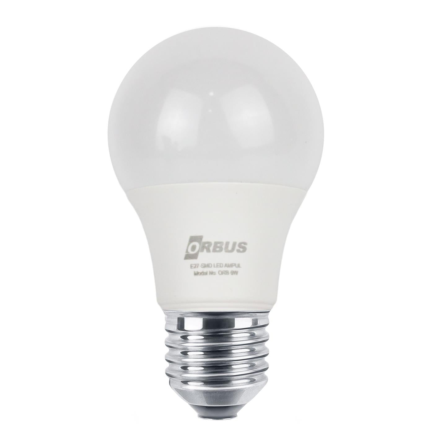ORBUS ORB/L9W 3LÜ PAKET 9 WATT BEYAZ LED AMPUL