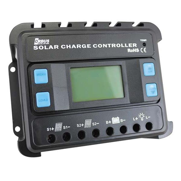 ORBUS SLD-20 12 VOLT - 24 VOLT - 20 AMPER LCD EKRANLI DIİJİTAL GÖSTERGELİ OTOMATİK ŞARJ REGÜLATÖRÜ