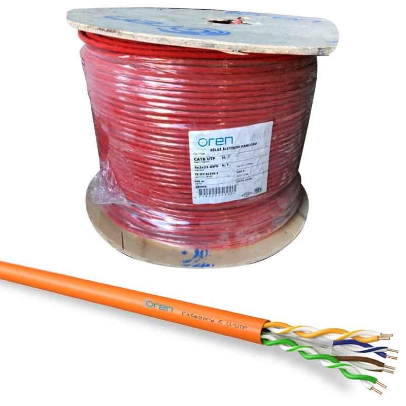 ÖREN UTP 23 AWG 500 METRE CAT6 KABLO