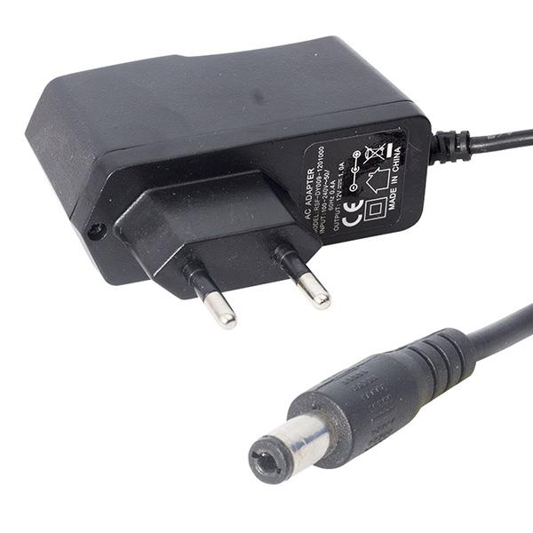ORJİNAL 12 VOLT - 1 AMPER 5.5*2.5 UÇLU PLASTİK KASA PRİZ TİPİ ADAPTÖR
