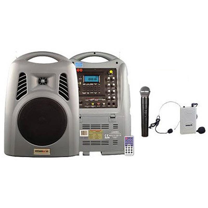 OSAWA OSW-8180 EL+YAKA MİK-USB/SD 125W 20CM HOP 99 EFEK SEYYAR MEVLÜT ANFİ