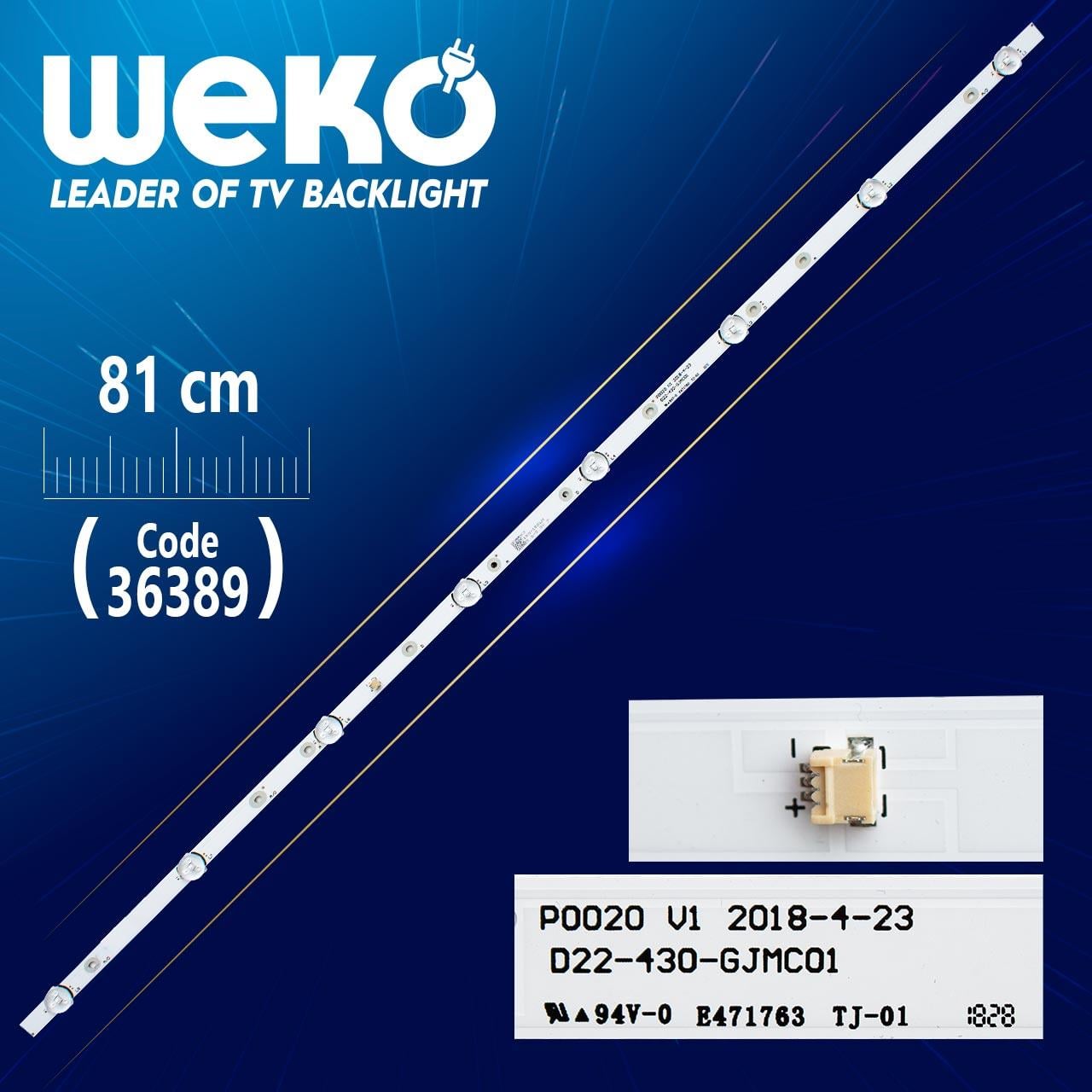 P0020 V1 D22-430-GJMC01  8 LEDLİ  81 CM