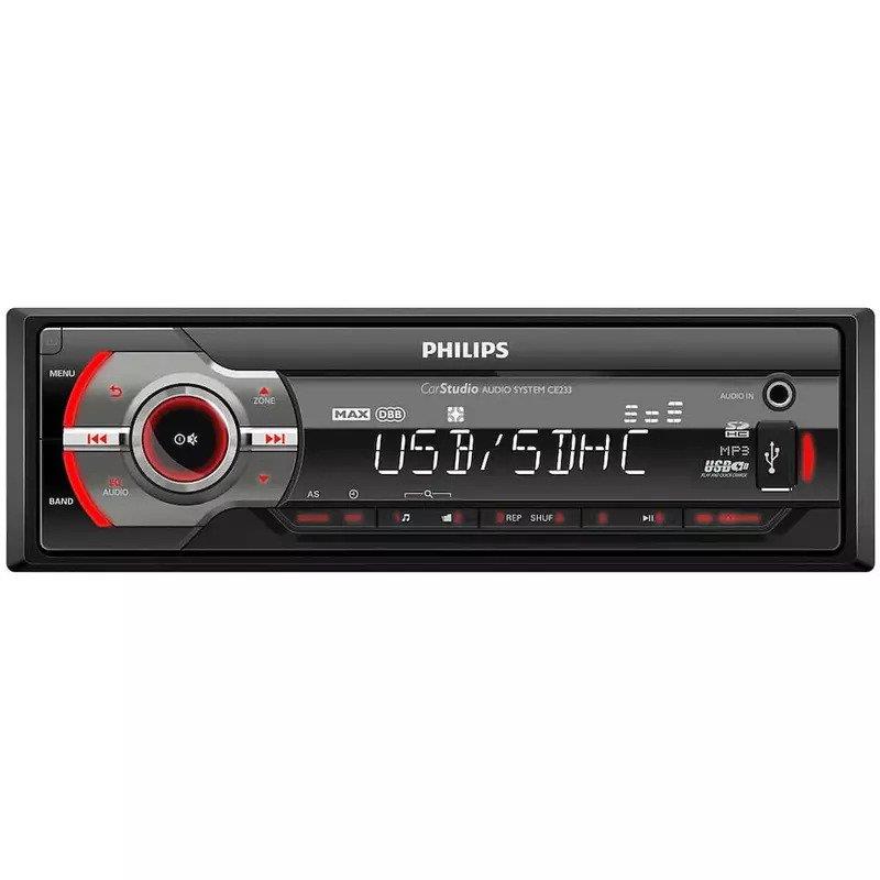 PHILIPS CE233/56 USB/FM/AUX MEKANİKSİZ OTO TEYP 4X50 WATT