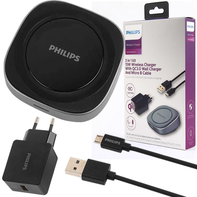 PHILIPS DLP9350UB/51 15 WATT 3IN1 KABLOSUZ WİRELESS ŞARJ CİHAZI