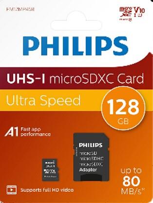 PHILIPS FM12MP45B/00 UHS-1 128 GB SD KART/MICRO SD KART