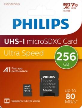 PHILIPS FM25MP45B/00 UHS-1 256 GB 80MB/S SD KART/MICRO SD KART