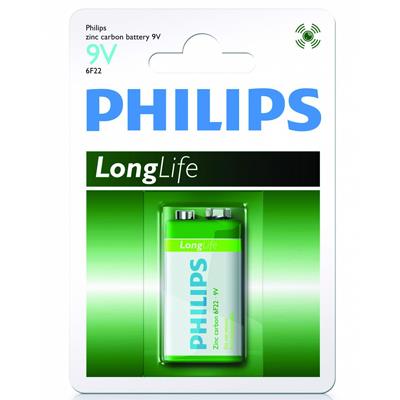 PHILIPS LONGLIFE 9 VOLT ALKALİN PİL