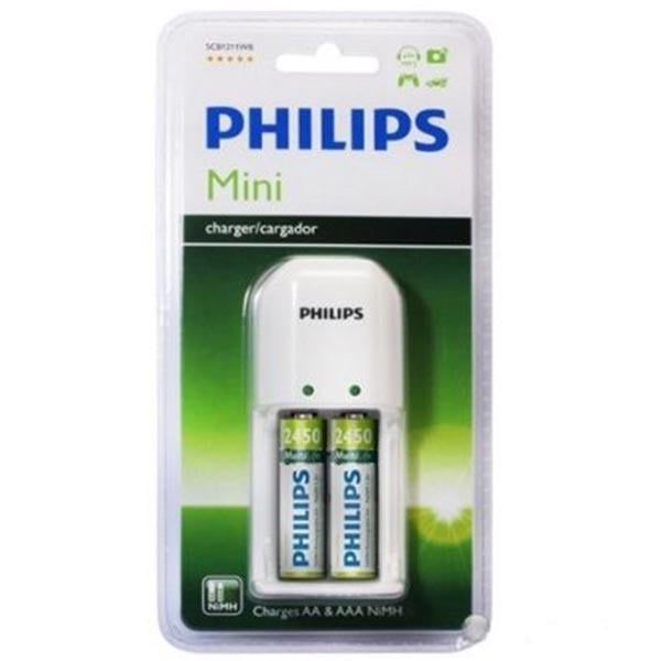 PHILIPS SCB1292WB PİL ŞARJ CİHAZI+2450MAH 2Lİ AAA PİL