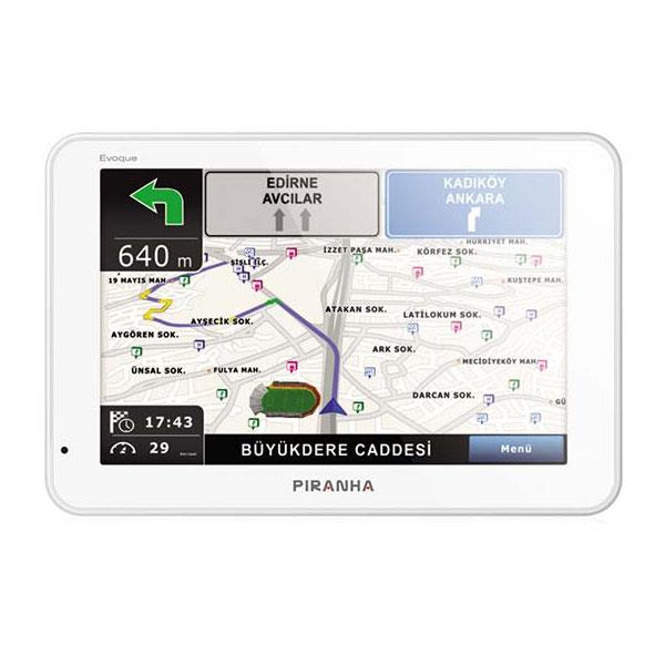 PIRANHA EVOQUE WHITE 4.3 NAVİGASYON