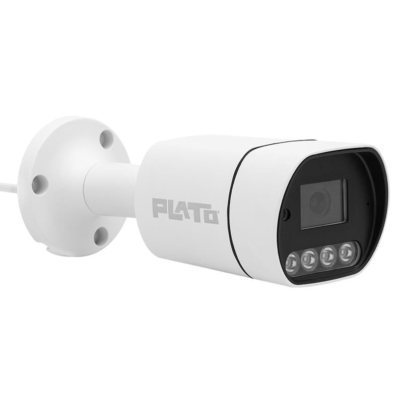 PLATO PL-20316 5MP COLOR VU MİKROFONLU 3.6 MM 4 LED METAL KASA AHD BULLET KAMERA