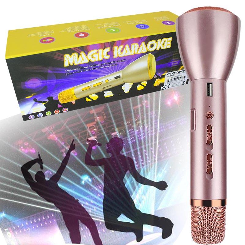 PLATOON PL-2468 KARAOKE KABLOSUZ MİKROFON (ŞARJLI - USBLİ)