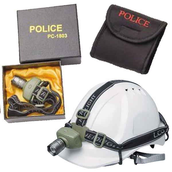 POLICE PC-C1803 CREE XENON AMPULLÜ KIZAKLI KAFA FENERİ
