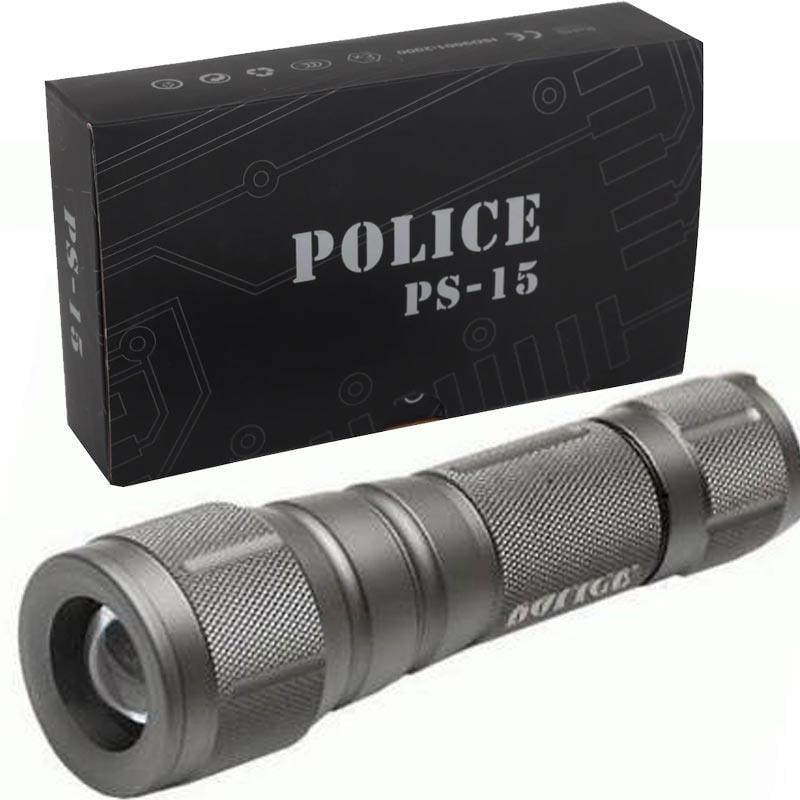 POLICE PS-15 ŞARJLI CREE Q5 POWER LED ZOOM EL FENERİ
