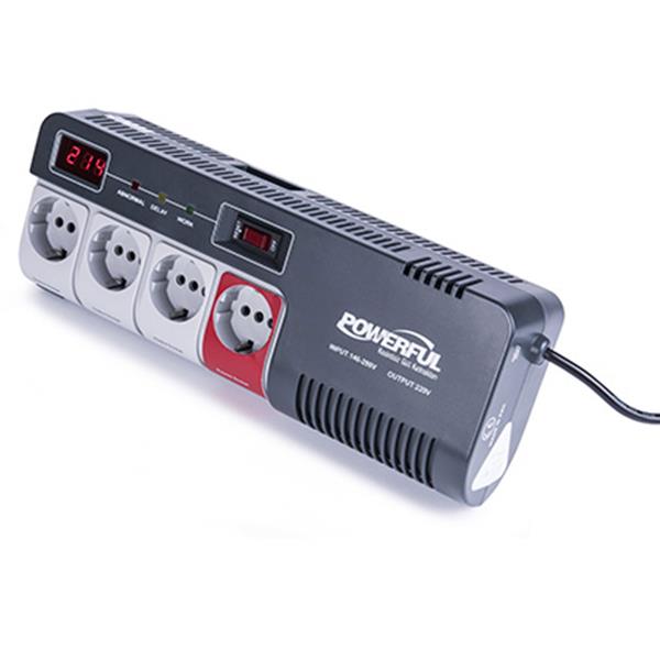 POWERFUL AVR-1012 1200 VA OTOMATİK VOLTAJ REGÜLATÖRÜ (KOMBİ REGÜLATÖRÜ)