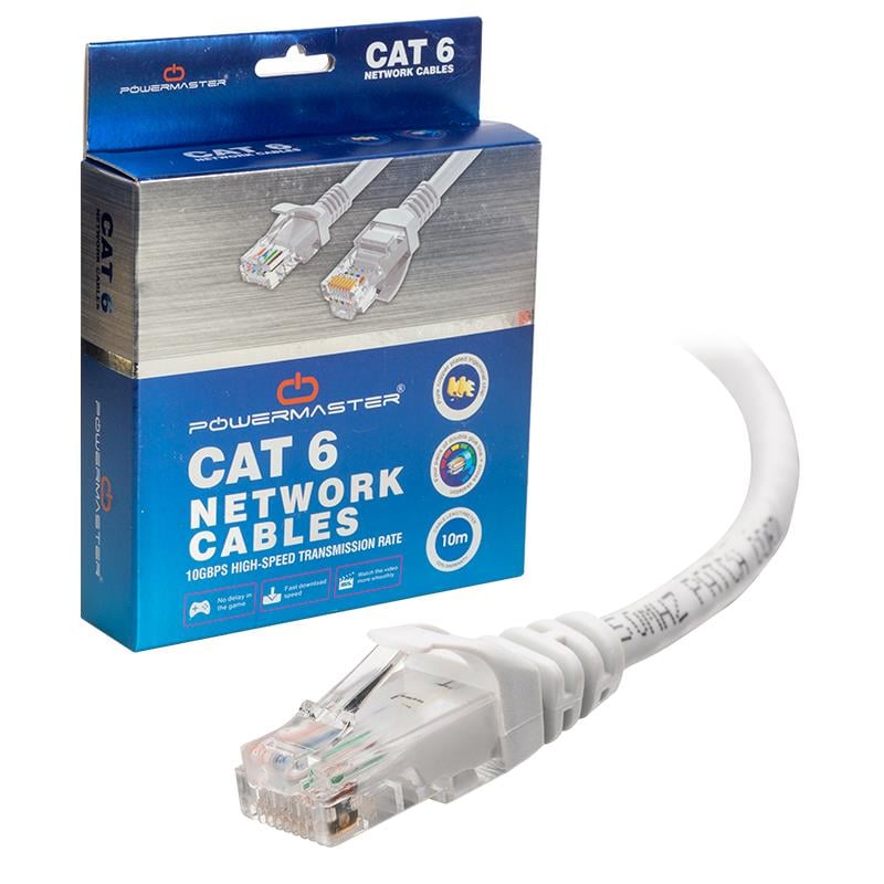 POWERMASTER 10 METRE GRİ KUTULU CAT6 KABLO