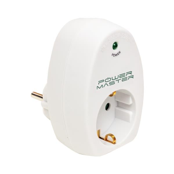 POWERMASTER 16 AMPER - 3680 WATT TEKLİ BEYAZ AKIM KORUMALI PRİZ