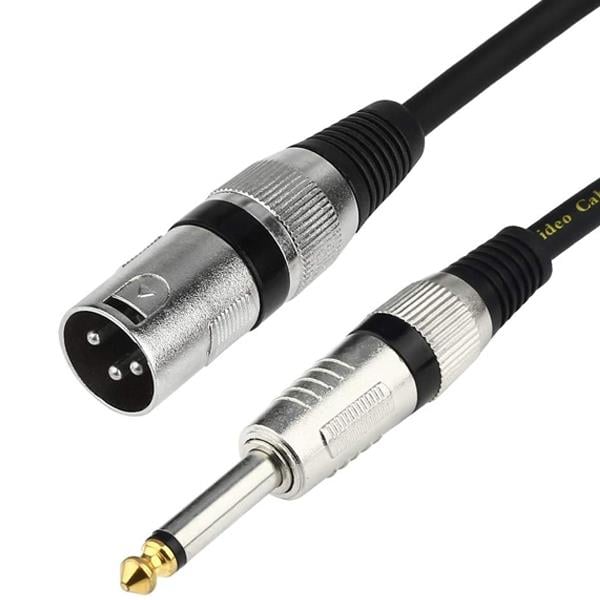 POWERMASTER 6.35 MM ERKEK - CANON ERKEK 5 METRE KABLO