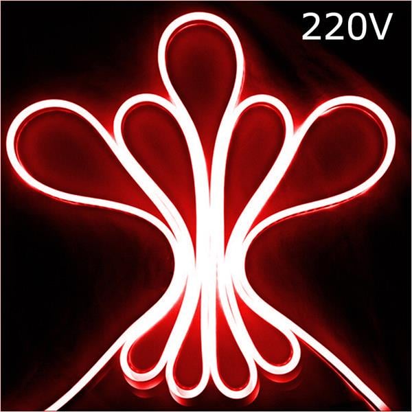 POWERMASTER 9*16 HORTUM LED 10 METRE KIRMIZI 220 VOLT (MİNİMUM 1 MT. KESİLEBİLİR)