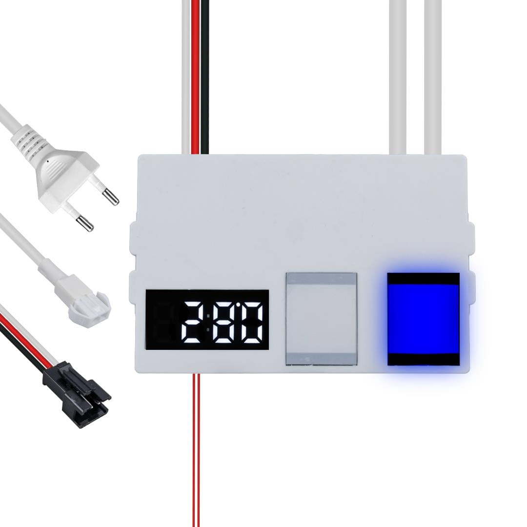 POWERMASTER AKILLI BANYO AYNASI MODÜLÜ ŞERİT LED VE BUĞU ÖNLEYİCİ DESTEKLİ SICAKLIK GÖSTERGELİ LTZN-03S-24W