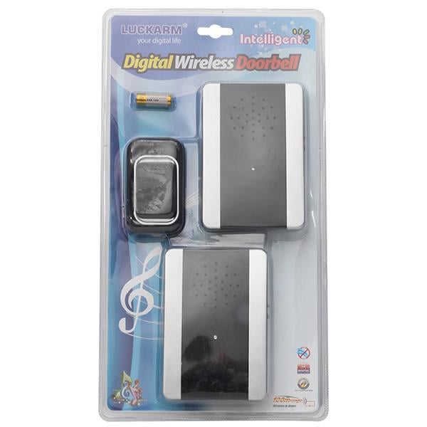 POWERMASTER BJ-9646 7906 ÇİFT ALICILI TEK KUMANDALI 25 MELODİLİ KABLOSUZ KAPI ZİLİ