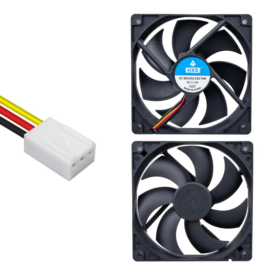 POWERMASTER IC-216 FIRÇASIZ DC FAN 120X120X25MM 12 VOLT 3 PİN