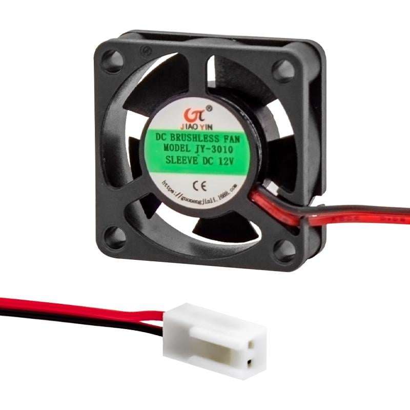 POWERMASTER JY-3010 30X30X10 MM 3X3 12 VOLT DC FAN