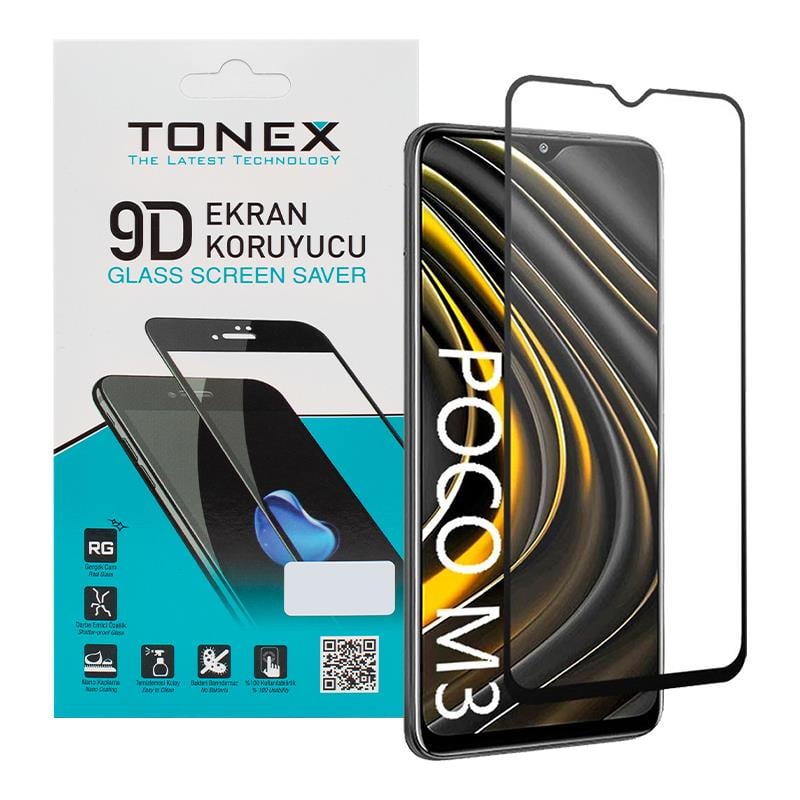 POWERMASTER KIRILMAZ CEP TELEFONU EKRAN KORUYUCU XİAOMI MI POCO M3